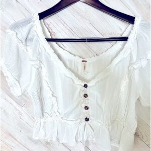 Free People Ruffle Top M